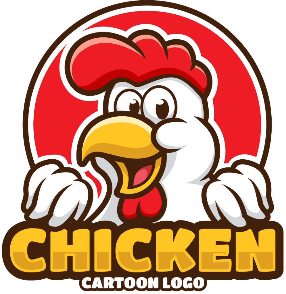 Chicken Cartoon Logo