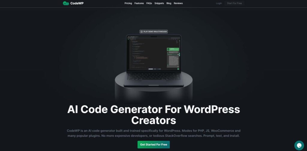 Codewp - WordPress AI Code Generators