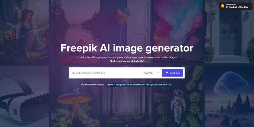 Freepik-AI Image Generators for Designers