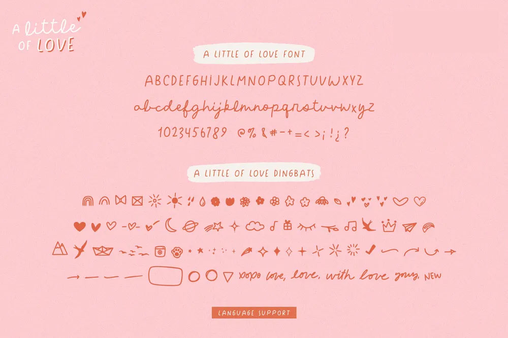 Little of Love Font Free Download